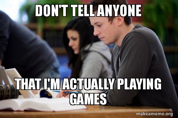 Conscientious College Senior meme