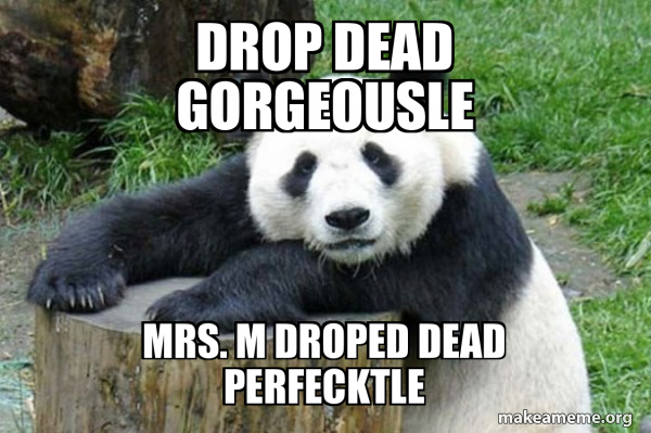 Confession Panda meme