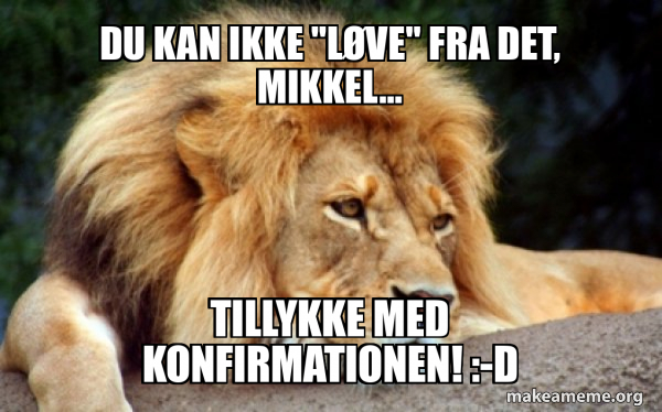 Confession Lion meme