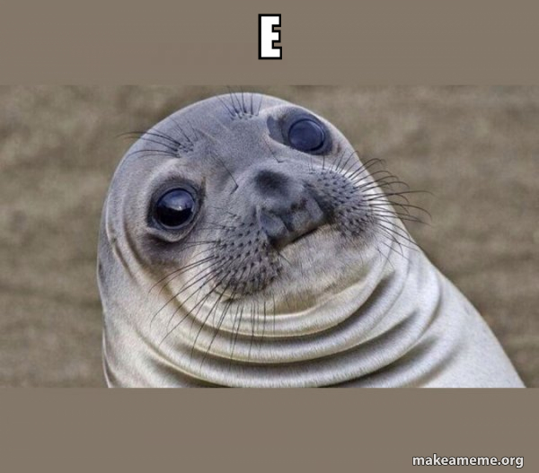 Squeamish Seal meme