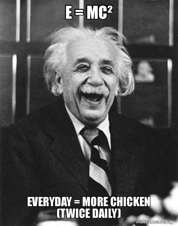 Laughing Albert Einstein meme