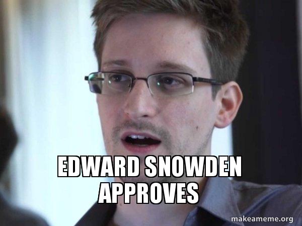 Edward Snowden meme