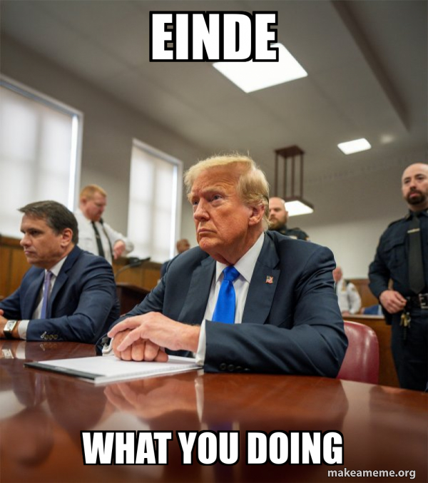 Trump Court Room meme