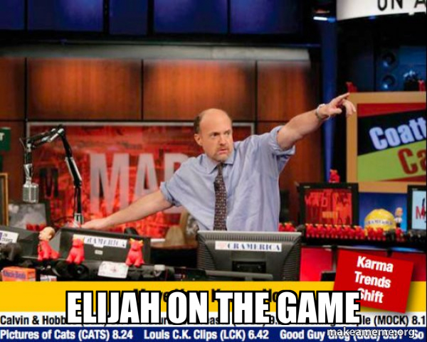 Mad Karma with Jim Cramer meme