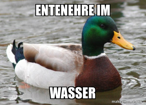 Actual Advice Mallard meme