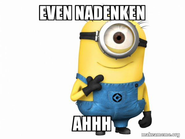 Thoughtful Minion meme