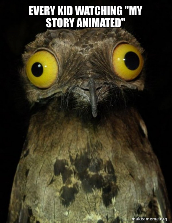 Weird Stuff I do Potoo meme