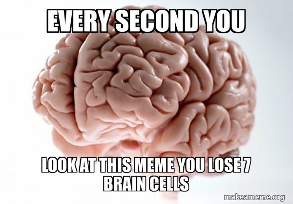 Scumbag Brain meme