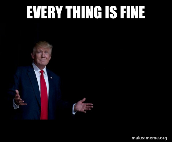 Trump Everything is FIne meme