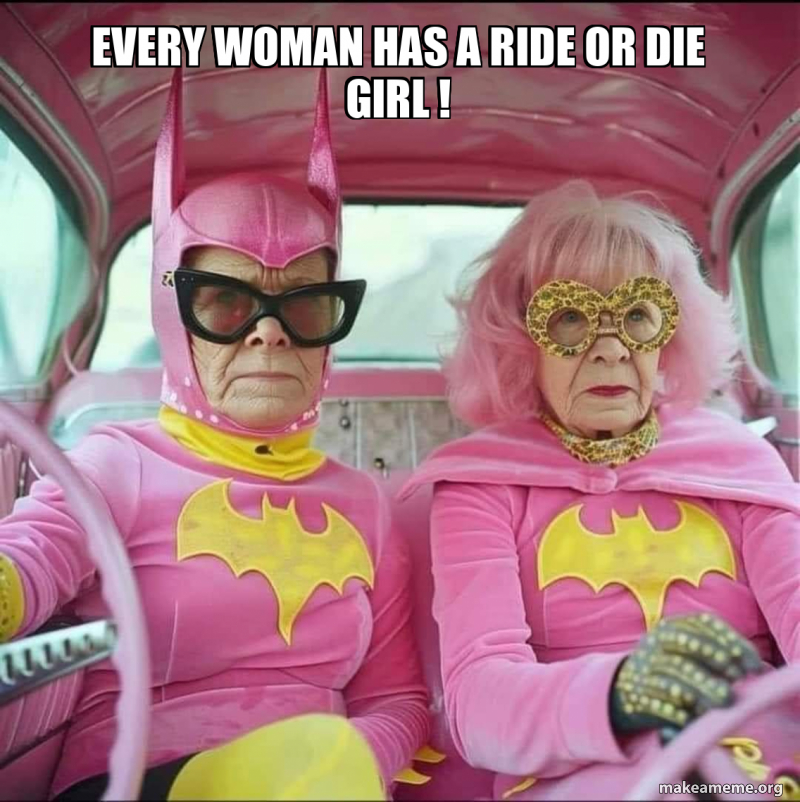Every woman has a ride or die girl ! Meme Generator