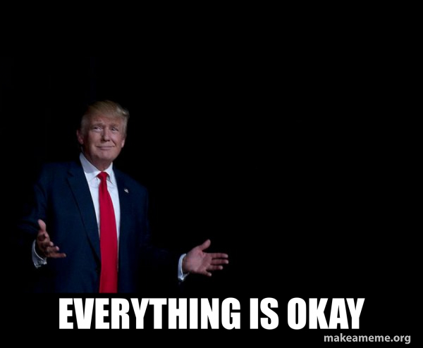 Trump Everything is FIne meme