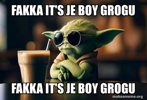fakka it's je boy Grogu fakka it's je boy Grogu - Cool Yoda (Sunglasses