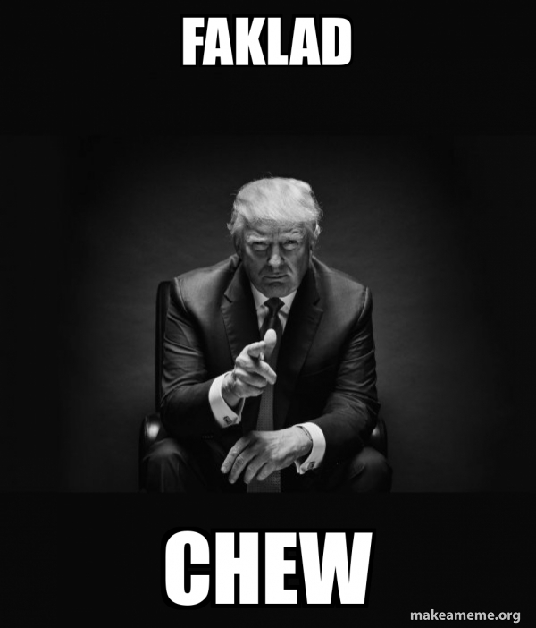 Trump Sitting In Chair - I Am In Their Way meme