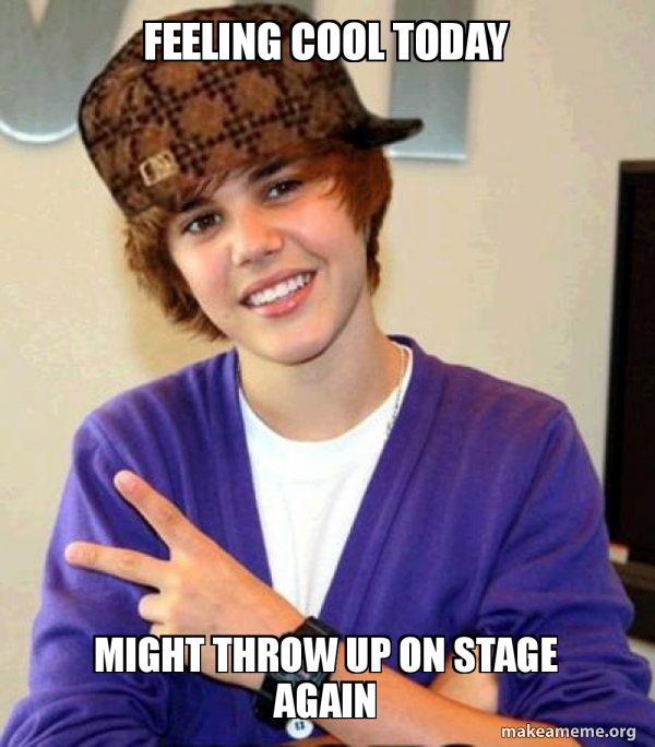 Scumbag Justin Bieber meme