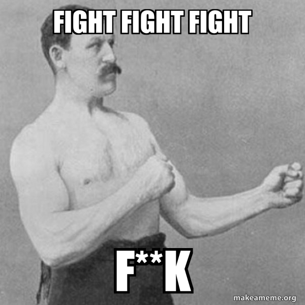 Overly Manly Man meme