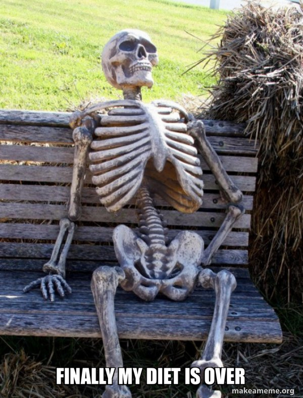 Waiting Skeleton meme