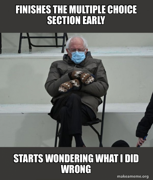 Bernie Sanders at the Inauguration meme