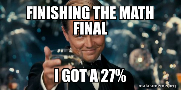Finishing the math final I got a 27% - Great Gatsby Reaction - Leonardo ...