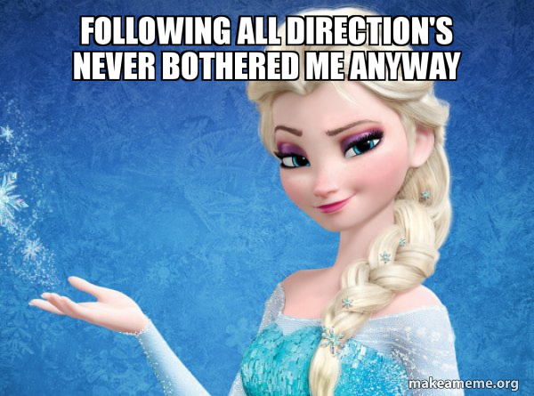 Elsa from Frozen meme