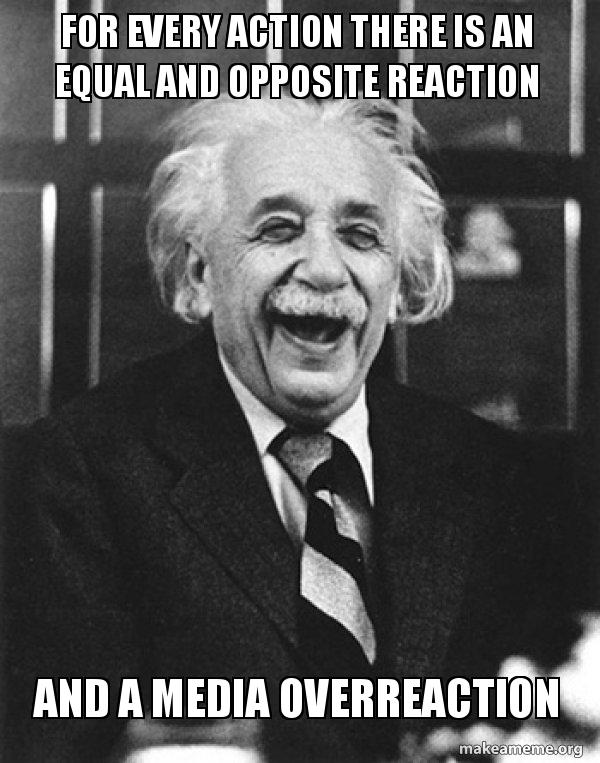 Action Reaction Meme For Every Action There Is A Reaction. Imgflip