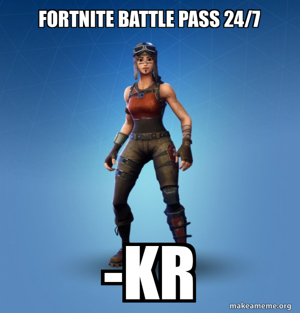 Renegade Raider Fortnite Skin meme