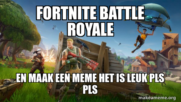 Fortnite Battle Royale game meme