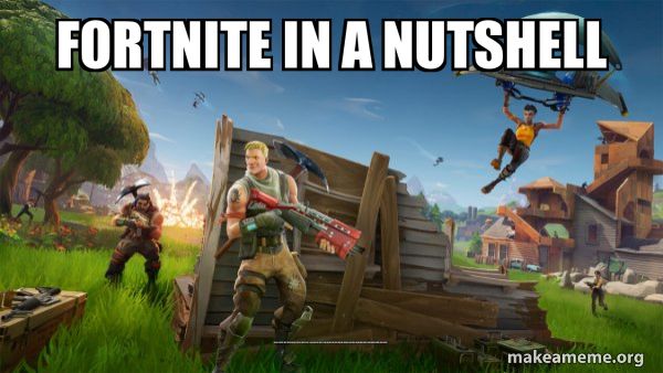 Fortnite Battle Royale game meme