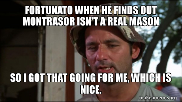 Bill Murry Caddyshack (So I got that going for me) meme