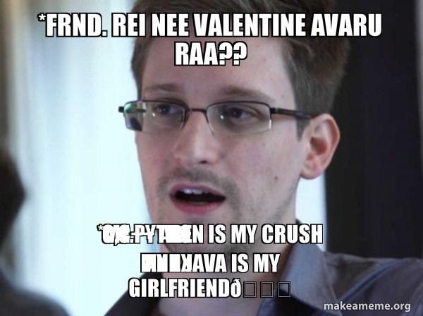 Edward Snowden meme