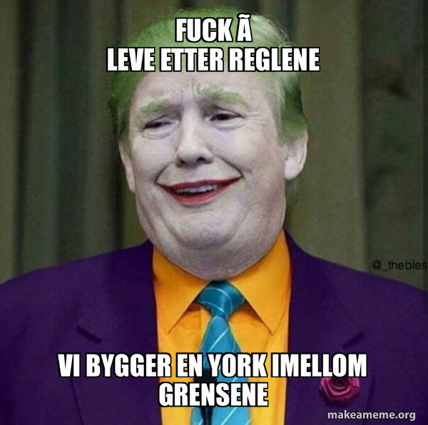 Donald Trump - The Joker meme