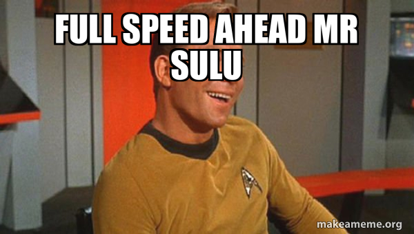 Ridiculously Photogenic Starship Captain meme