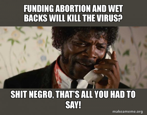 Shit Negro - Pulp Fiction meme