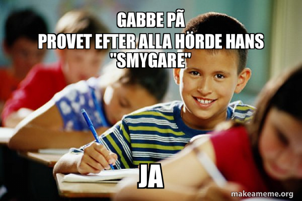 Scumbag Student meme