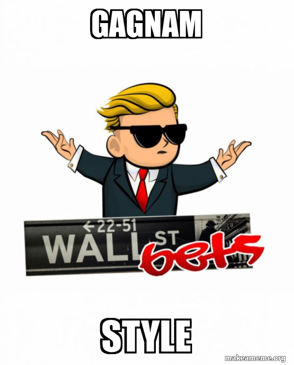 Wall Street Bets ( WallStreetBets ) Logo meme