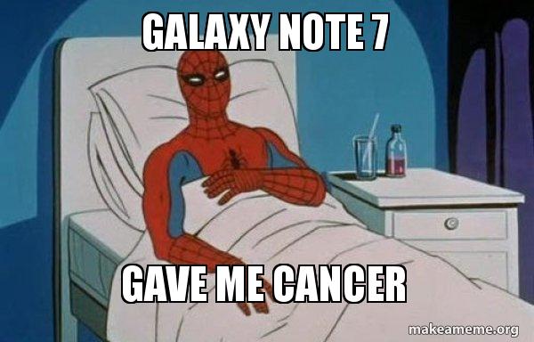 galaxy note 7 gave