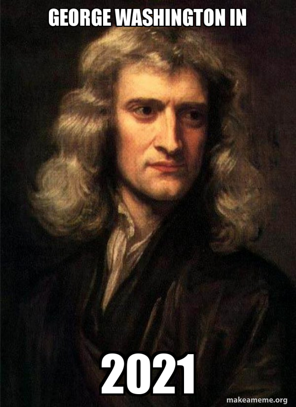 Sir Isaac Newton meme