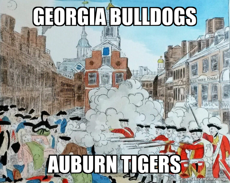 Bulldogs Auburn Tigers Make a Meme