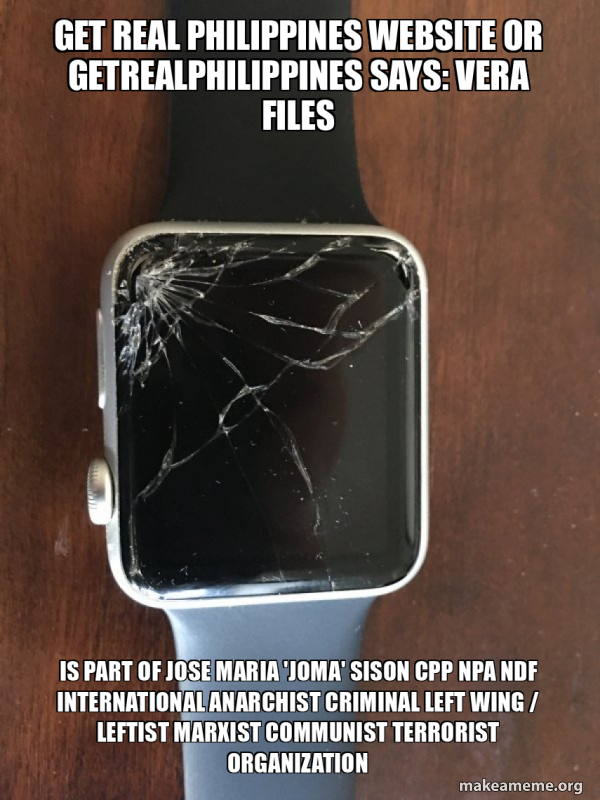 Broken Apple Watch meme