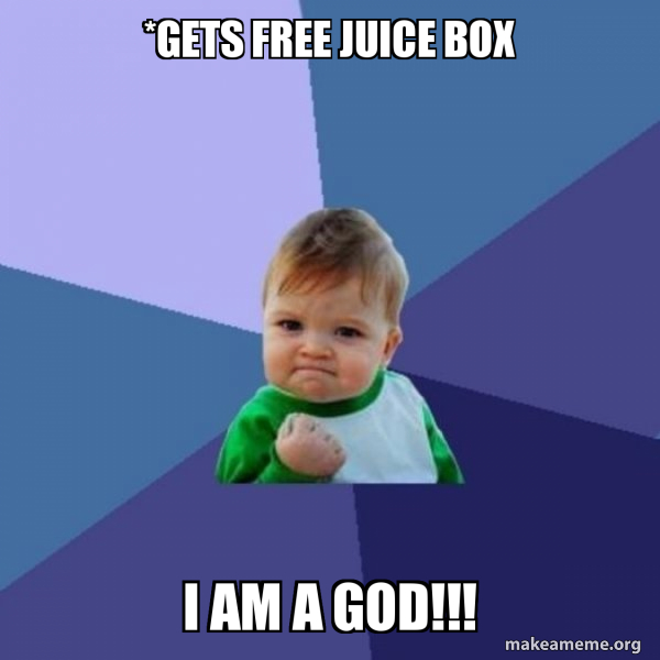 Success Kid meme