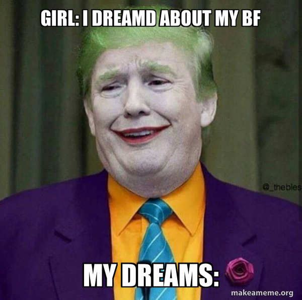 Donald Trump - The Joker meme