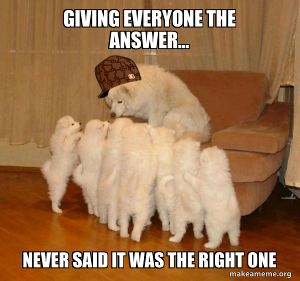 Scumbag Storytelling Dog meme