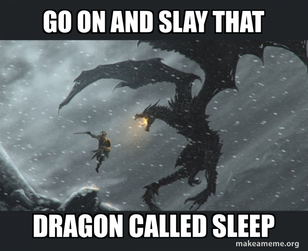 Skyrim Dragon Slaying meme