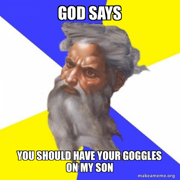 Advice God meme