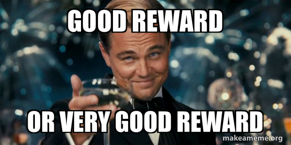 GOOD REWARD OR VERY GOOD REWARD - Great Gatsby Reaction - Leonardo ...