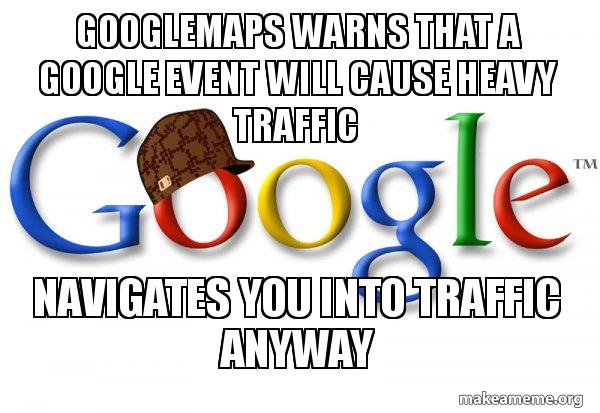 Scumbag Google meme