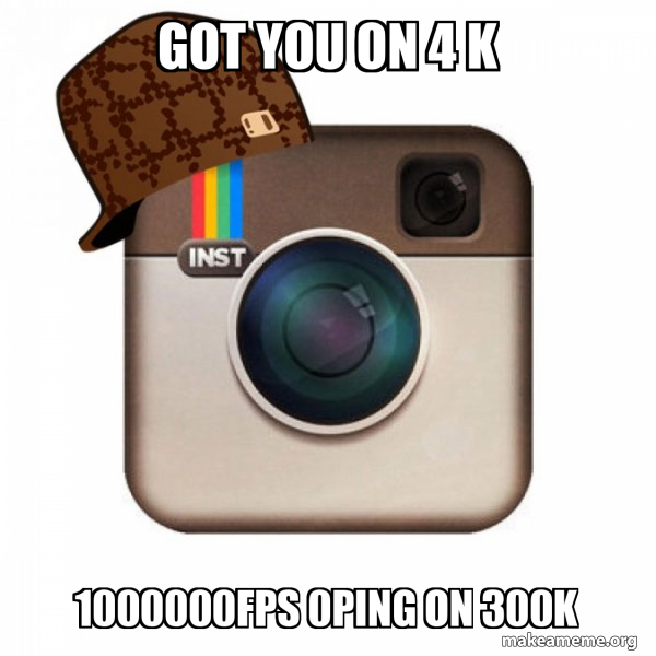 Scumbag Instagram meme