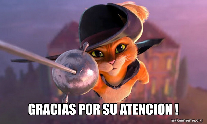 Gracias por su atencion ! Meme Generator