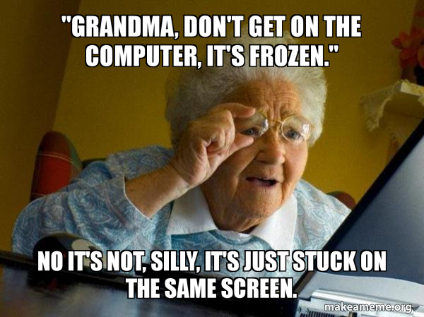 Internet Grandma meme