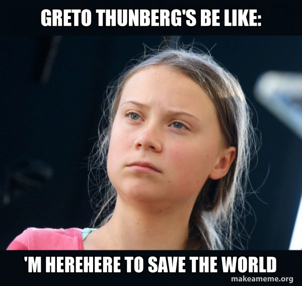 Greta Thunberg meme