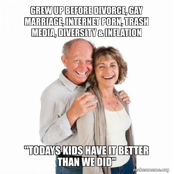 Scumbag Baby Boomer meme
